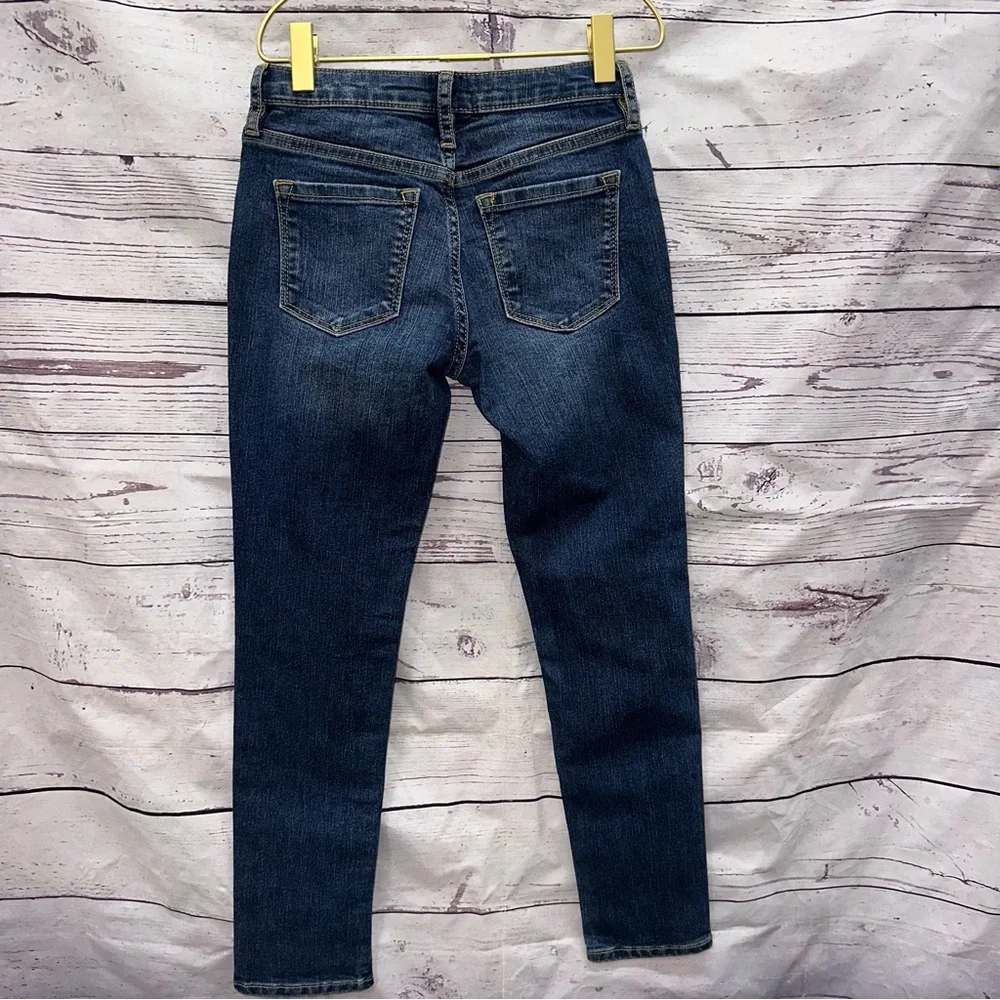 GAP Girl's Dark Blue Regular Stretch Super Skinny Denim Jeans Size 8
